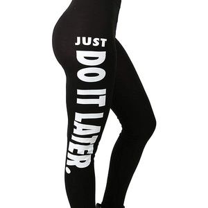 Nike just do it later leggings